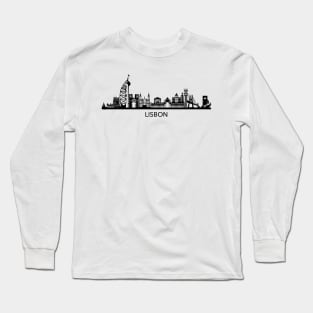 Lisbon Skyline Long Sleeve T-Shirt